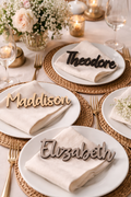 Custom Wooden/Acrylic Name Tags - Place Setting Cards